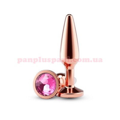 Анальна пробка NS Novelties Rear Assets Tapered Rose Gold/Pink M, Ø3.3 см