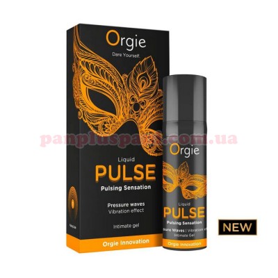 Рідкий вібратор Liquid Pulse Ice Caramel 15 мл