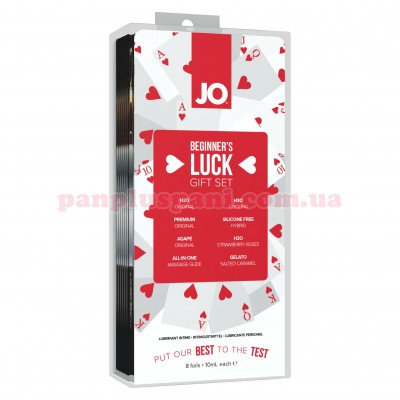 Набір лубрикантів System JO Beginner’s Luck Gift Set (8 x 10 мл)