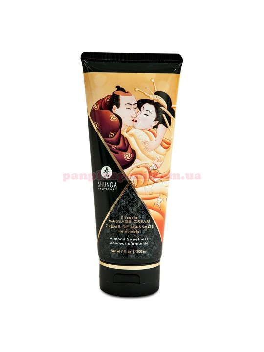 Масажний крем Shunga Kissable Massage Cream Almond Sweetness їстівний 200 мл